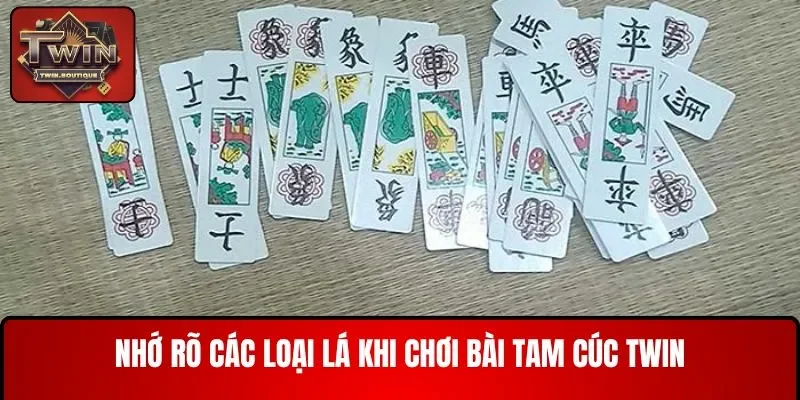 Nhớ rõ các loại lá khi chơi bài tam cúc TWIN